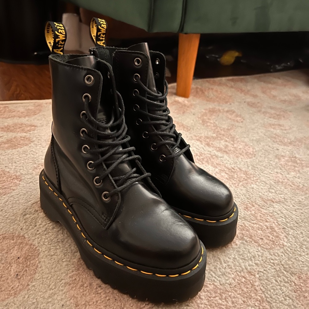 brand new never worn platform doc martins